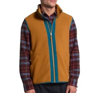 The North Face Vest Mens Sz XL Carbondale Fleece Rugged Outdoor Gorpcore Zip Up